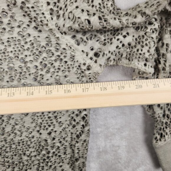 We The Free Top Green Mesh Distressed Women's Size M - Picture 5 of 7